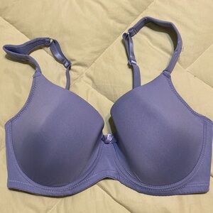 Laura Ashley Periwinkle Blue 38C Full Coverage Padded Underwire Bra.